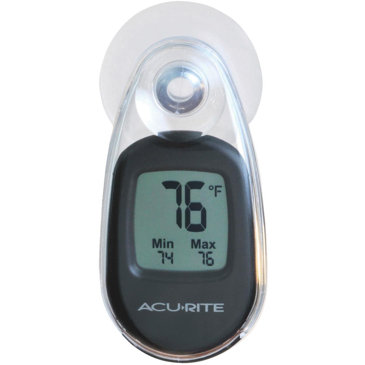 Acurite 4 In. Dia. Metal Dial Indoor & Outdoor Thermometer