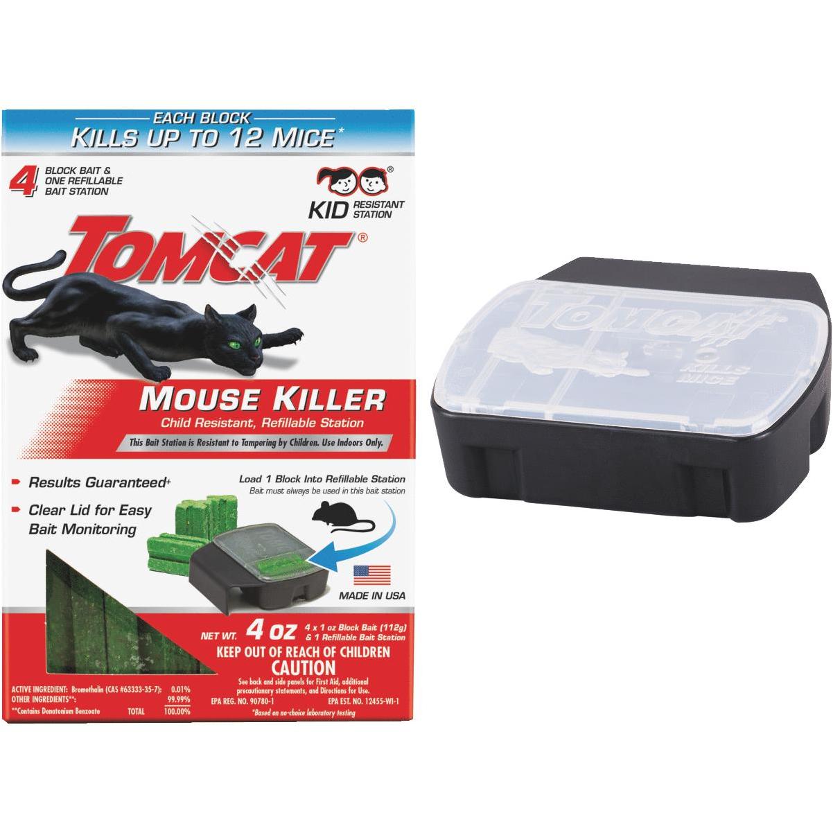 Tomcat Mouse Killer, Disposable, Bait Stations - 2 pack, 1 oz stations