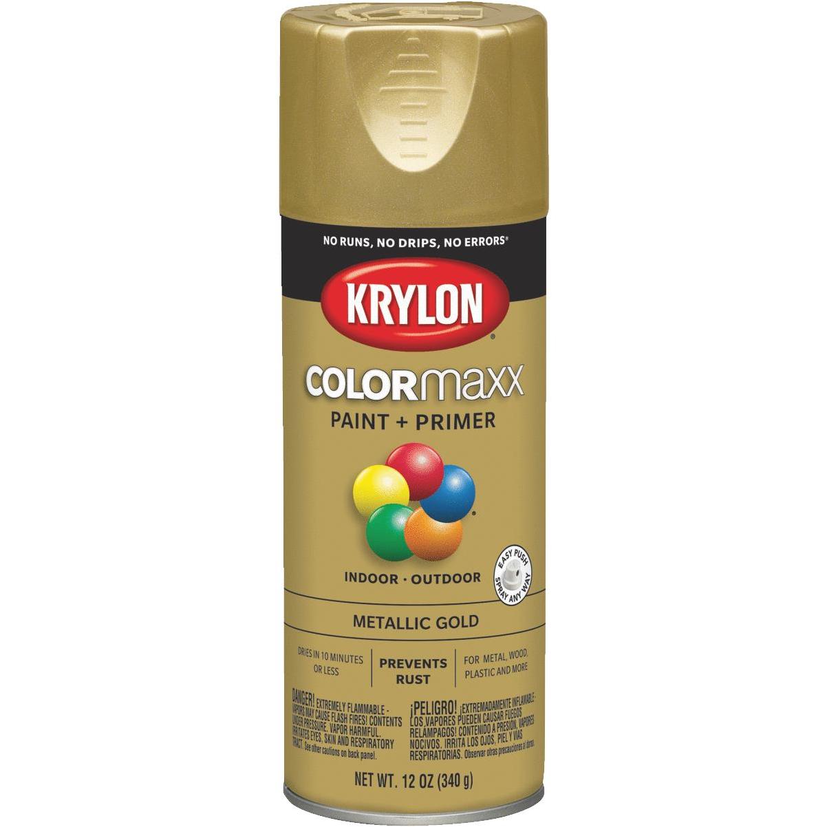 Krylon Metallic Spray Paint, 11 oz., Brass