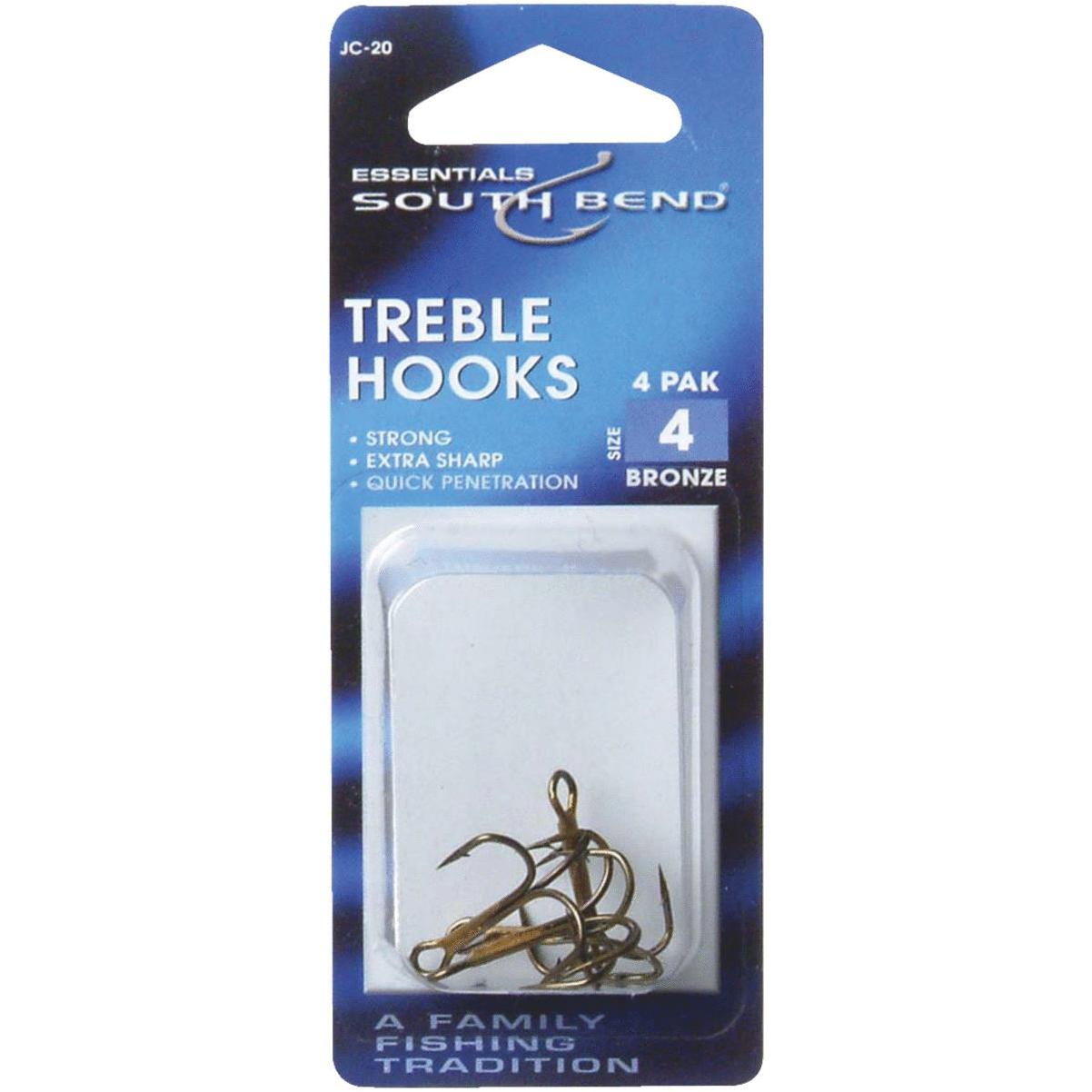 SouthBend Size 4 Baitholder Live Bait Fishing Hook (10-Pack