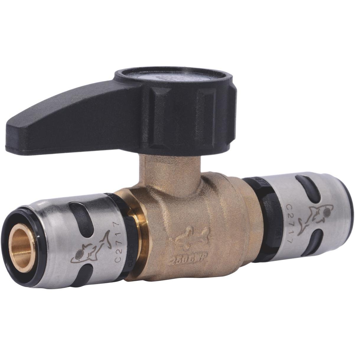 SharkBite EvoPex 1/2 In. x 1/2 In. Push-to-Connect Plastic Ball Valve