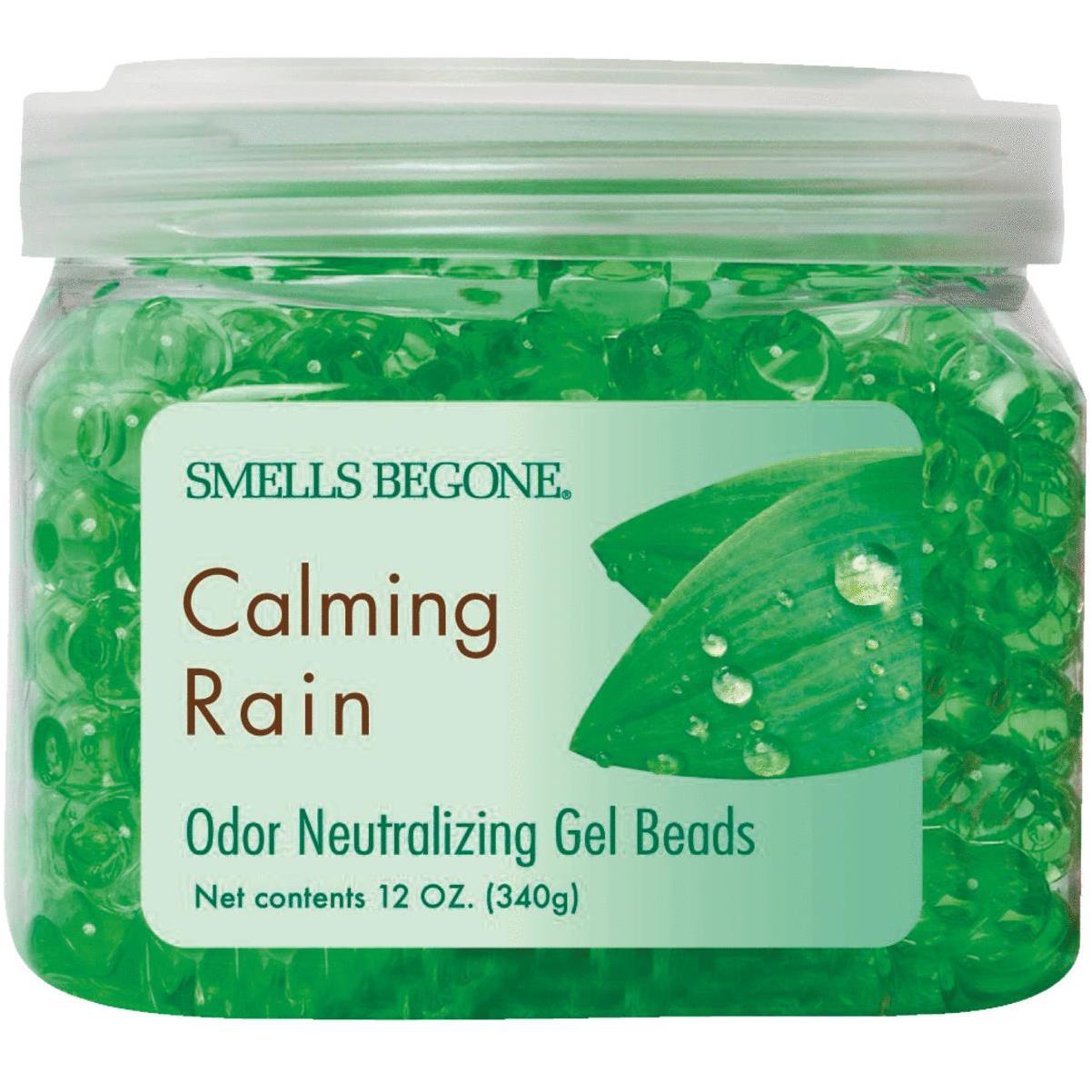 Smells Be Gone Odor Absorbing Gel, Calming Rain Scent - 15 oz jar