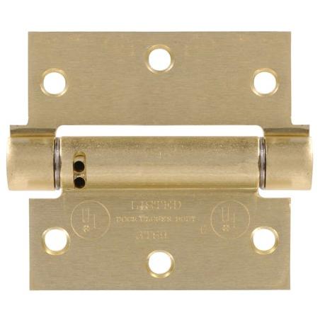 HINGE RC SPRING 3-1/2 BRASS