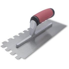 Marshalltown QLT 1/2 In. Square Notched Trowel with Soft Grip