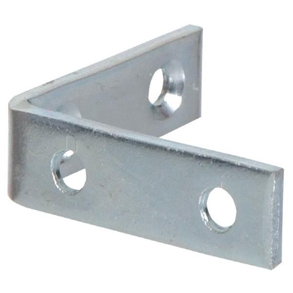 2-1/2 X 5/8 Corner Brace, Zinc Plated Hillman Mending Plates 851118