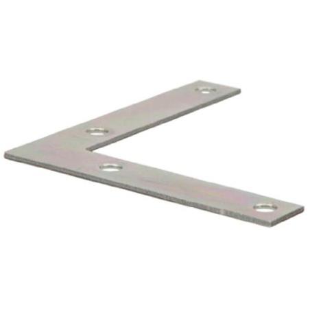 3-1/2 X 5/8 Flat Corner Iron, Zinc Plated Hillman Mending Plates 851088