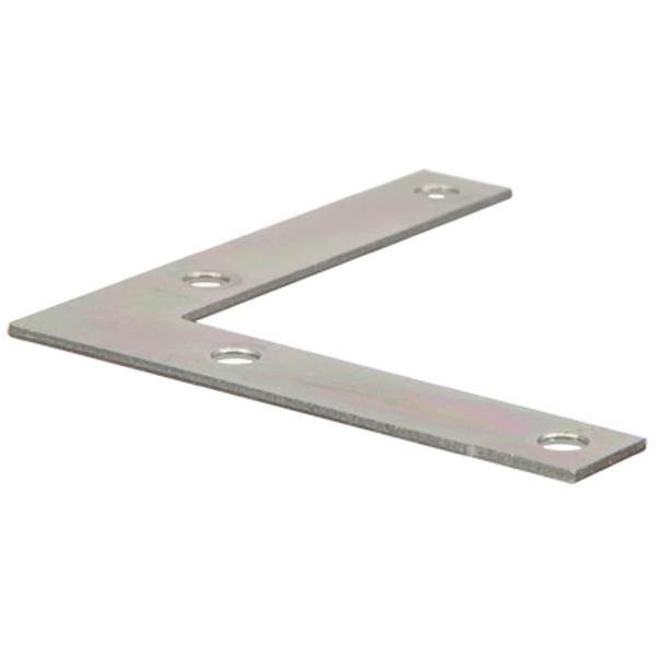 2-1/2 X 1/2 Flat Corner Iron, Zinc Plated Hillman Mending Plates 851086