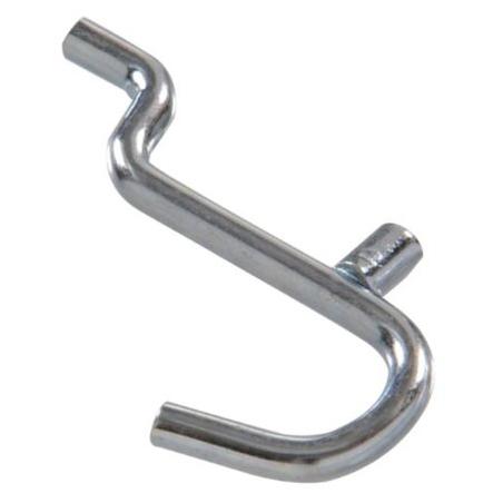 .207 X 5/8 Curved Peg Hook, Zinc Plated Hillman Hooks and Eyes 852675