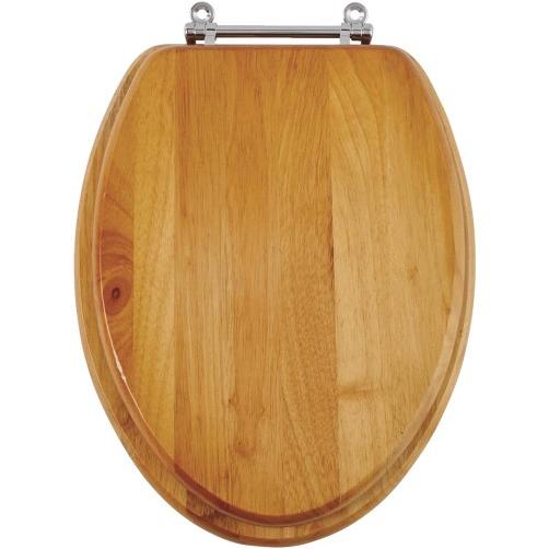 Oak Elongated Toilet Seat 10-007 - Durable And Stylish Bathroom Accessory