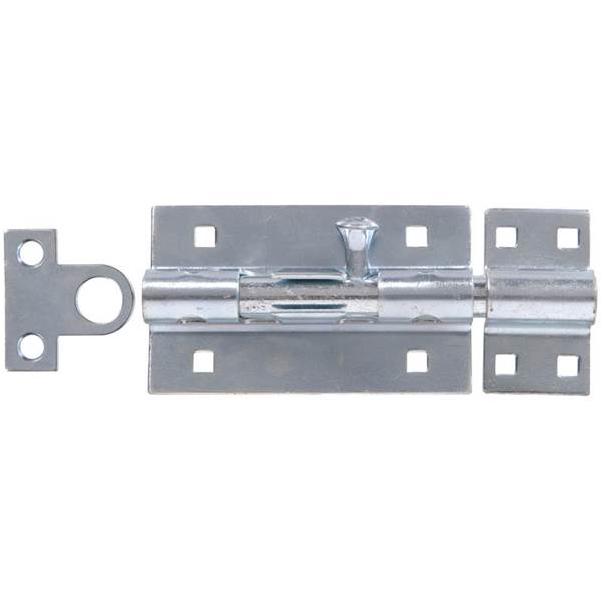 8" Extra Heavy Gate Barrel Bolt , Zinc Plated Hillman Gate Parts 851023