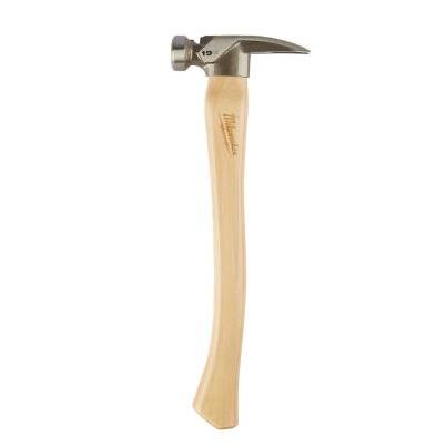 Stanley FatMax 22 Oz. Milled-Face Overstrike Framing Hammer with Hickory  Axe Handle