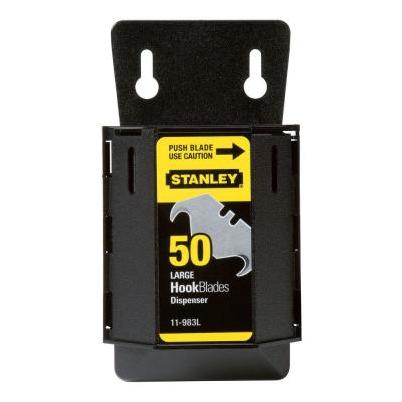 Stanley Large 2-Ended Hook 1-7/8 In. Utility Knife Blade (50-Pack)