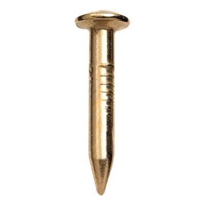 Assorted Brass-Plated Steel Bendless Nails (10-Pack)