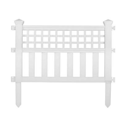 Suncast 20 1/2 In. H x 24 In. L Resin Decorative Border Fence