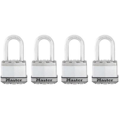 Master Lock Resettable Combination Padlock, 1-3/16-in Wide x 1-1/2-in  Shackle, TSA Accepted (2-Pack) in the Padlocks department at