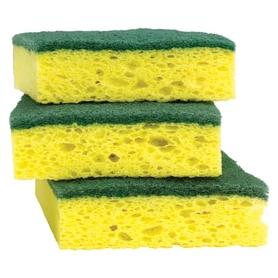 Wholesale Mr. Handy 3pk Heavy Duty Scrubbing Sponge GOLDEN/SILVERY