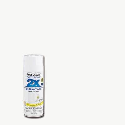 Rust-Oleum 12oz 2x Painter's Touch Ultra Cover Spray Paint White Primer