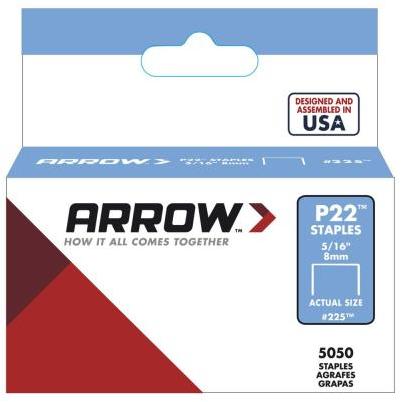 Arrow P22 Plier Type Staple, 5/16 In. (5050-Pack)