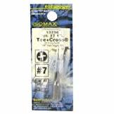 Eazypower Corp #7 Tee+Cross Bit 13292 Power Screwdriving Bits-Specialty