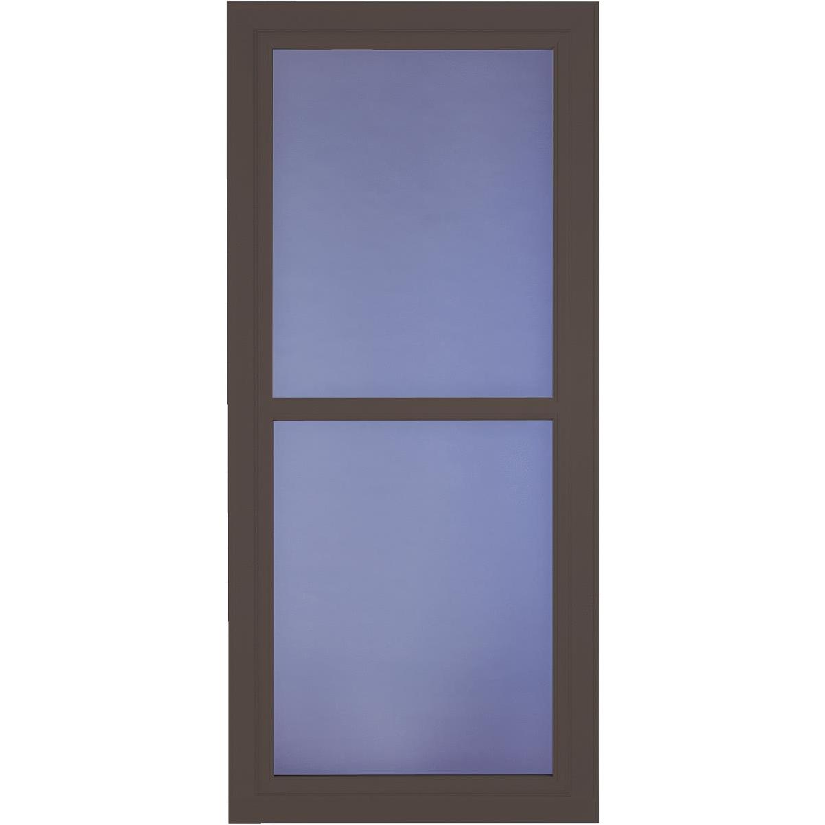 Larson Easy Vent 146 Series 36 In W X 81 In H X 1 7 8 In Thick Brown Full View Aluminum Storm Door Air Supply Tools