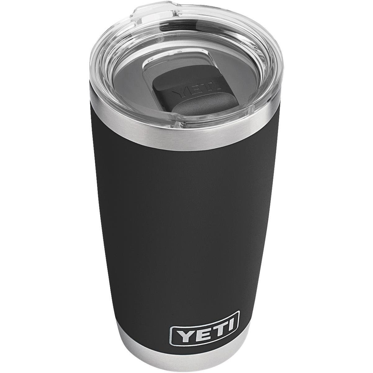 Yeti Rambler Oz Black Stainless Steel Insulated Tumbler With Magslider Lid Hills Flat Lumber