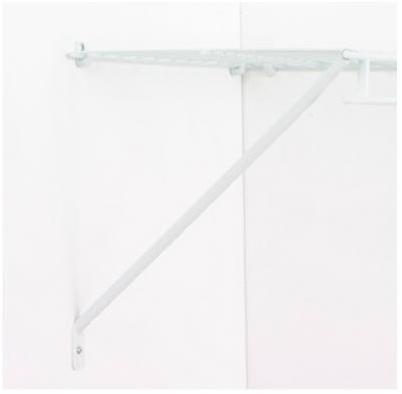 ClosetMaid 12 In. White Shelving Support Bracket (2-Pack)