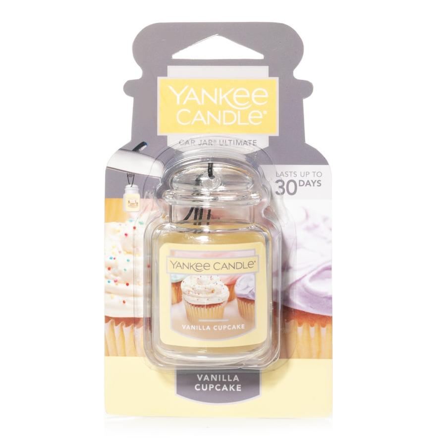 Yankee Candle Car Jar Ultimate Car Air Freshener, Vanilla Cupcake