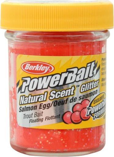 Berkley 1203184 PowerBait Natural Scent Glitter Trout Bait Salmon Egg