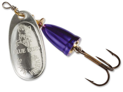 Blue Fox Classic Vibrax Spinner Silver/Purple; 6