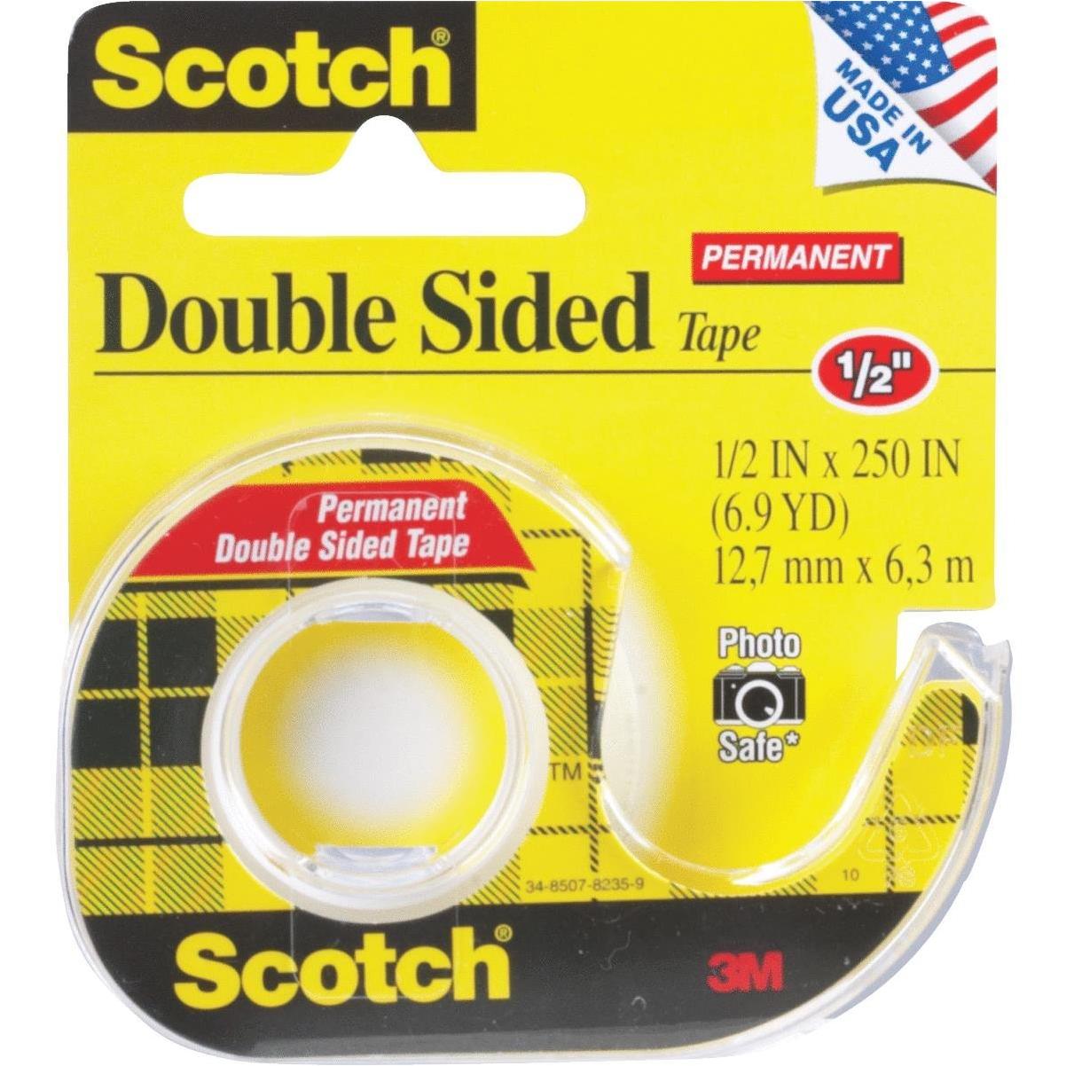 3m Scotch 1 2 In X 250 In Double Stick Transparent Tape Hills Flat Lumber