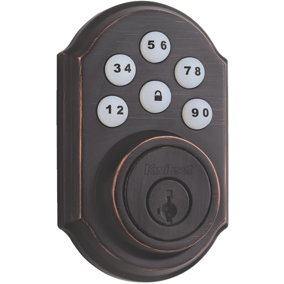 Kwikset Signature Series SmartCode Venetian Bronze Electronic Deadbolt  Morganfield Home Center