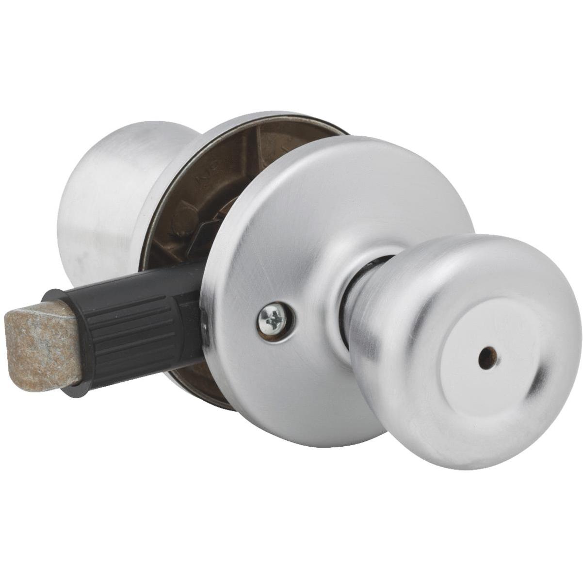 Privacy Lock with Keys in Satin Chrome