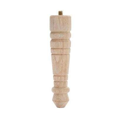 Waddell 5-3/4 In. Hardwood Table Early American Table Leg