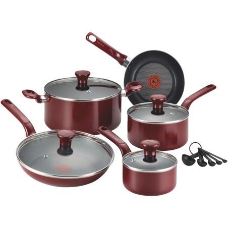 Thermo-Spot Non-Stick Aluminum Cookware Set (14 Piece) B039SE64 T