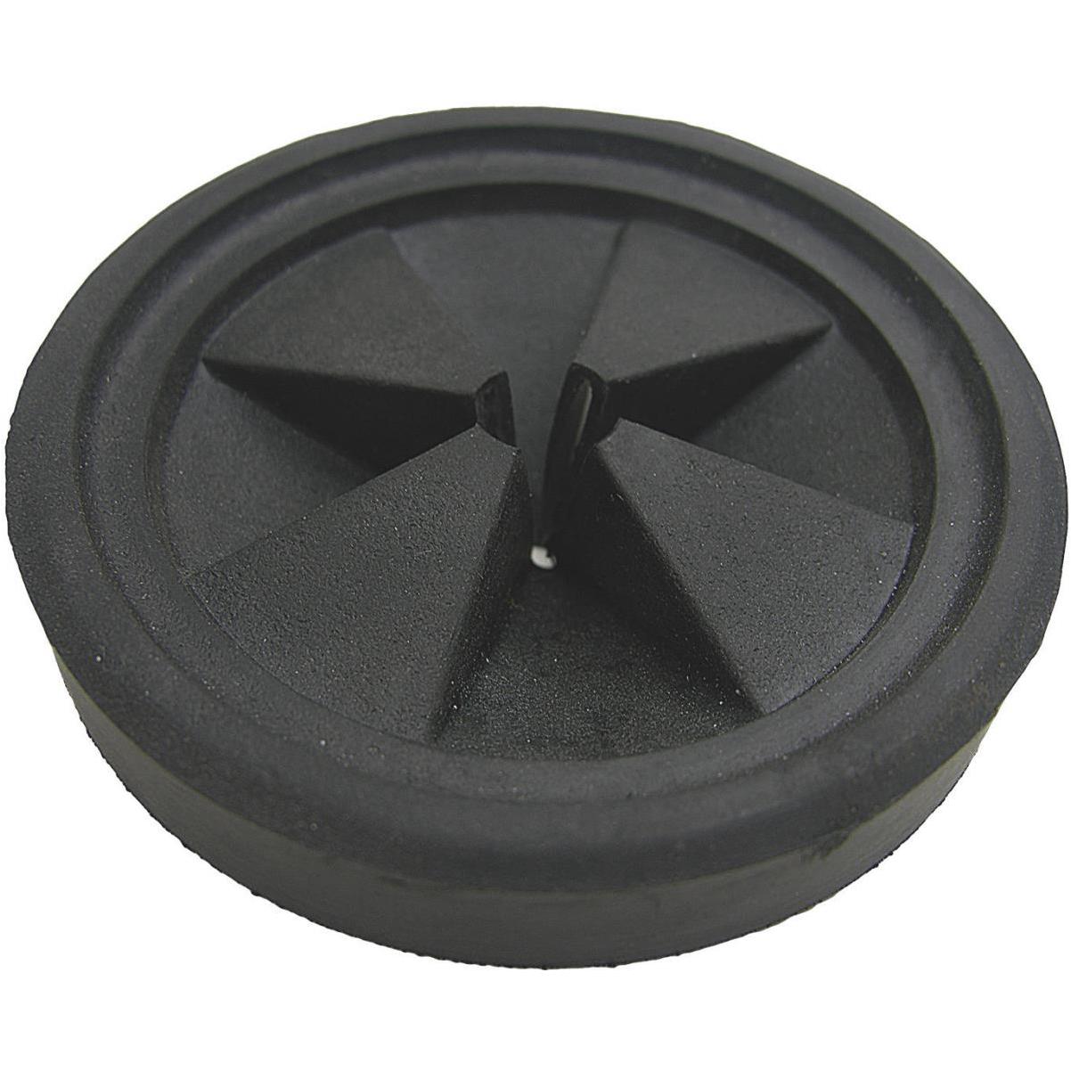 3-3/8 in. Rubber Disposer Splash Guard in Black