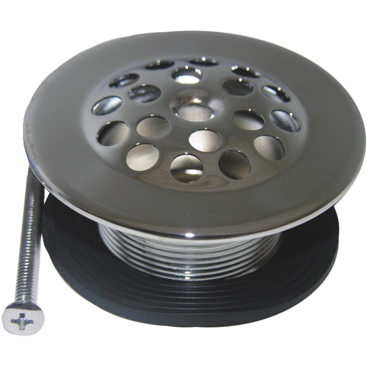 Do it 2 In. Dome Cover Tub Drain Strainer with Chrome Finish