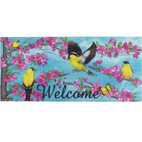 Fall Camper Welcome Sassafras Mat - 10 x 22 Insert Doormat