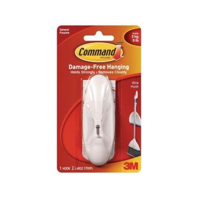 Buy Command Wire Adhesive Hook White