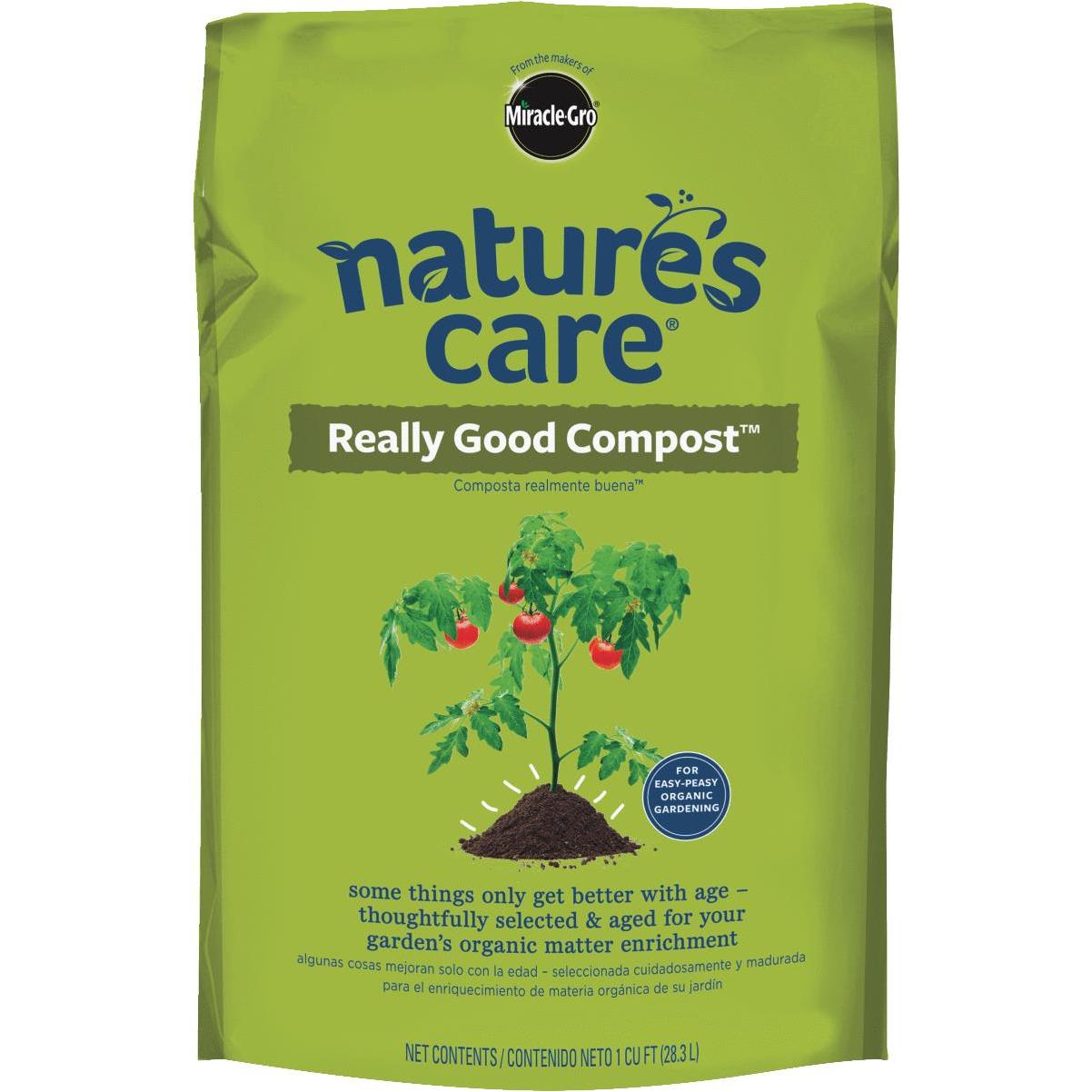 Miracle Gro Nature S Care 1 Cu Ft 36 Lb Organic Lawn Garden Compost Gerretsen Building Supply