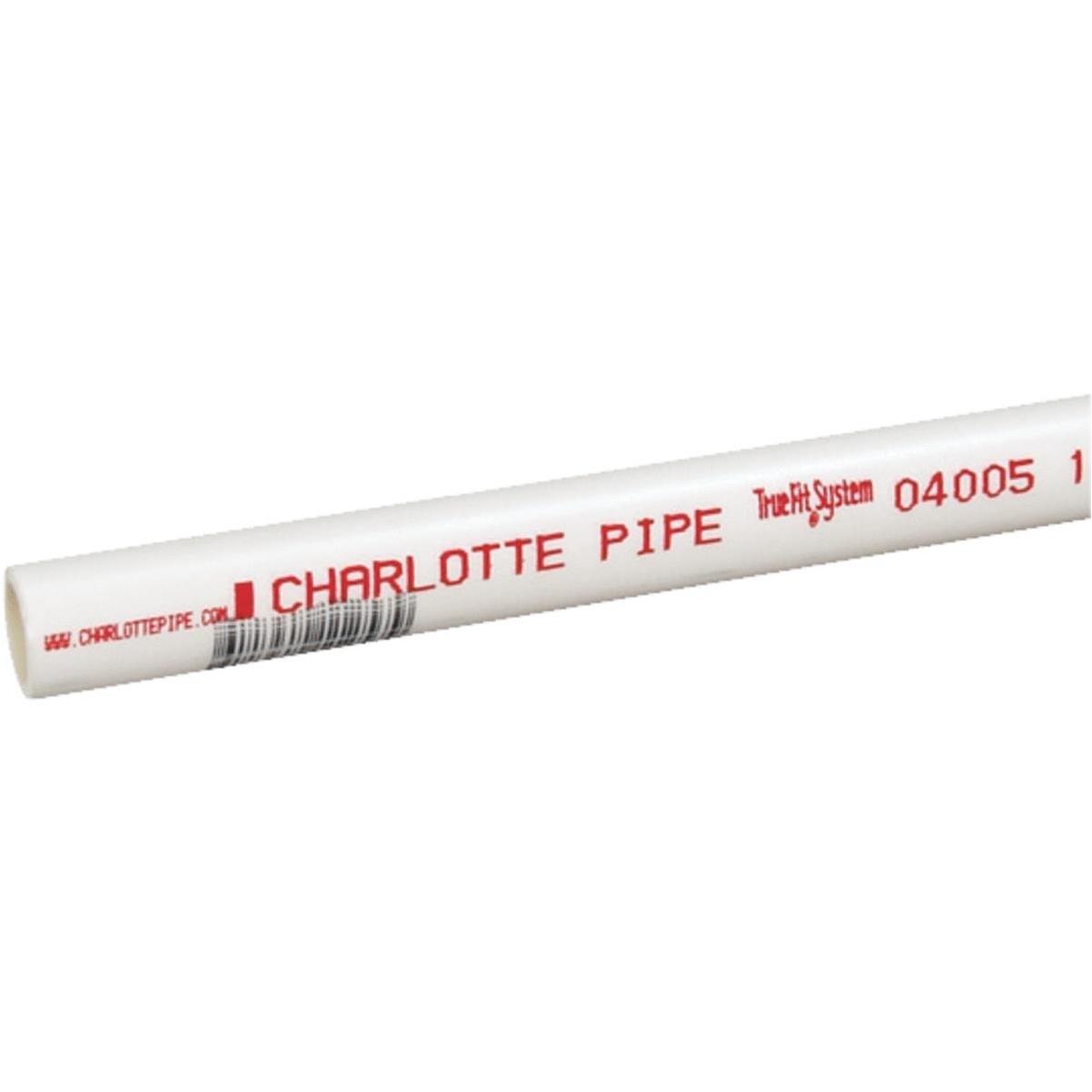 Charlotte Pipe 2in X 10ft 200 Psi SDR 21 Pipe In The PVC, 52 OFF