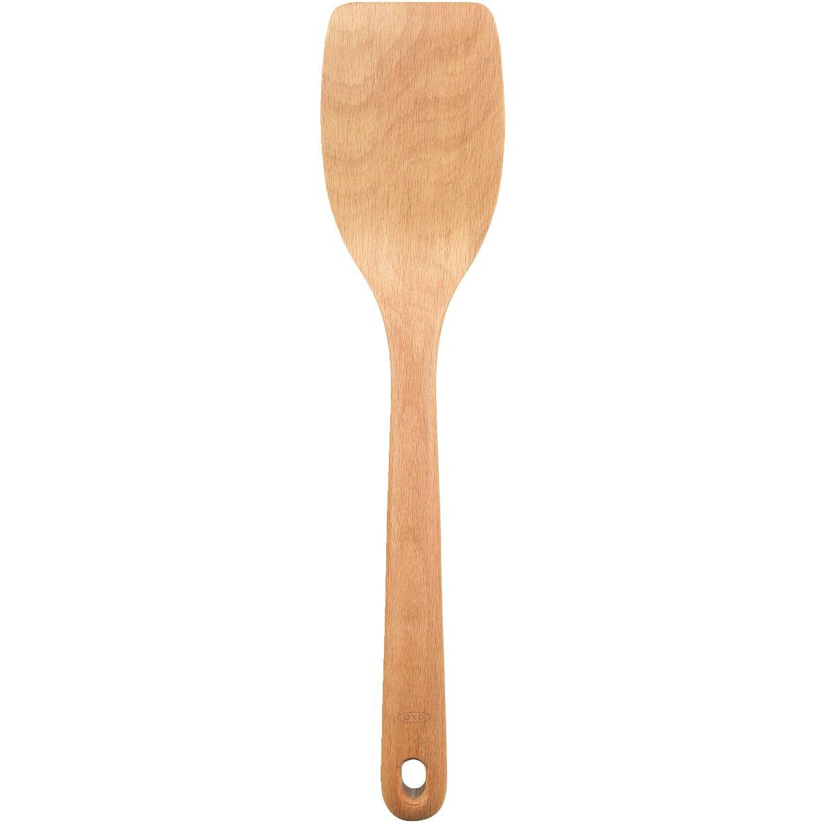 OXO 1058021 Good Grips 12 1/2 Wooden Slotted Spoon