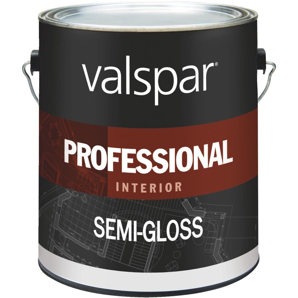 Valspar Medallion 100% Acrylic Paint & Primer Flat Interior Wall Paint,  White, 5 Gal. 