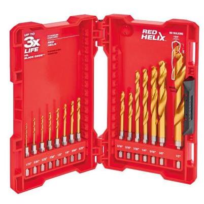 Milwaukee titanium 2025 drill bit set