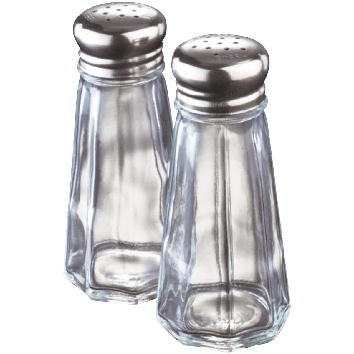 OXO Good Grips Glass Sugar Dispenser & Salt and Pepper Shaker Set, Clear,  Stainless Steel