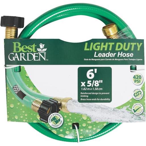 Best Garden 5/8 In. Dia. x 100 Ft. L. Drinking Water Safe Hot Water Rubber Garden  Hose - Baller Hardware