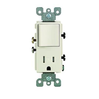 Leviton Decora Almond 15A Switch & Outlet