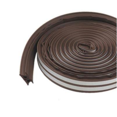 M-D Building Products 3/8 In. x 3/8 In. x 17 Ft. Brown Premium Silicone Rubber PLATINUM Window Seal for Ex-Large Gaps