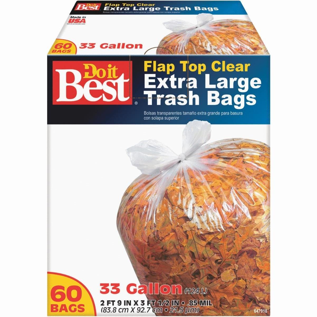 extra large plastic bolsas clear