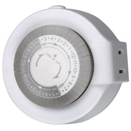 Prime 1-Outlet Indoor 24 Hr. Electromechanical Timer