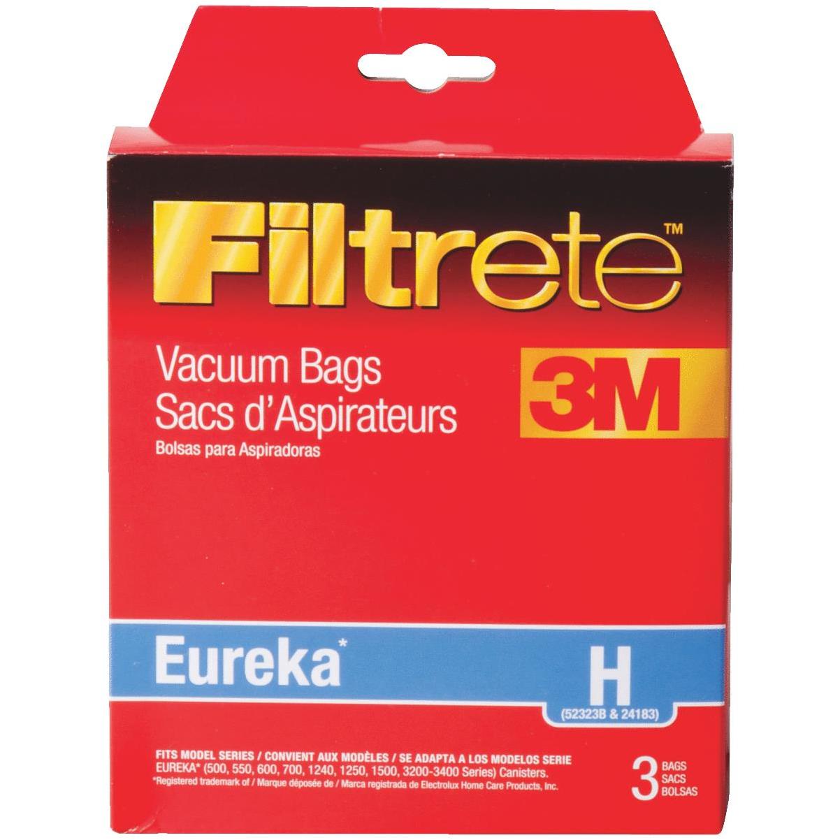 Filtrete Eureka H Vacuum Bag Model 67718-6 For Allergen Filtration